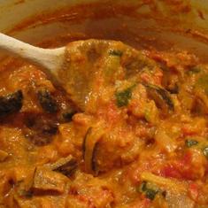 Image of Aubergine (eggplant) Curry, Forkd